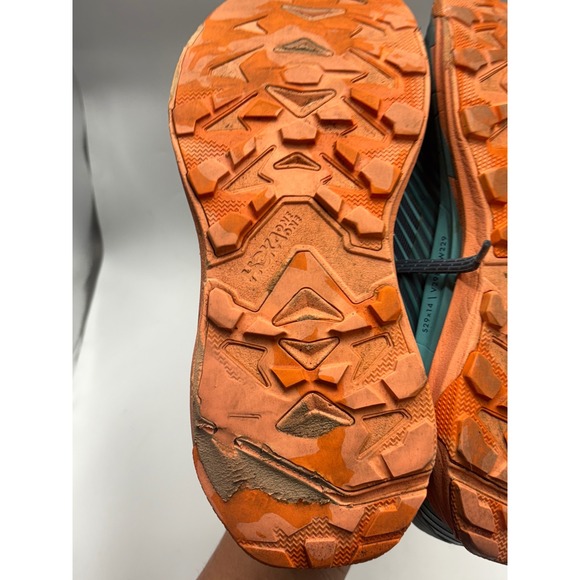 Hoka One One Torrent 2 Womens 10 Trail Running Shoes Teal Orange 1110497 RTCN - Picture 10 of 13